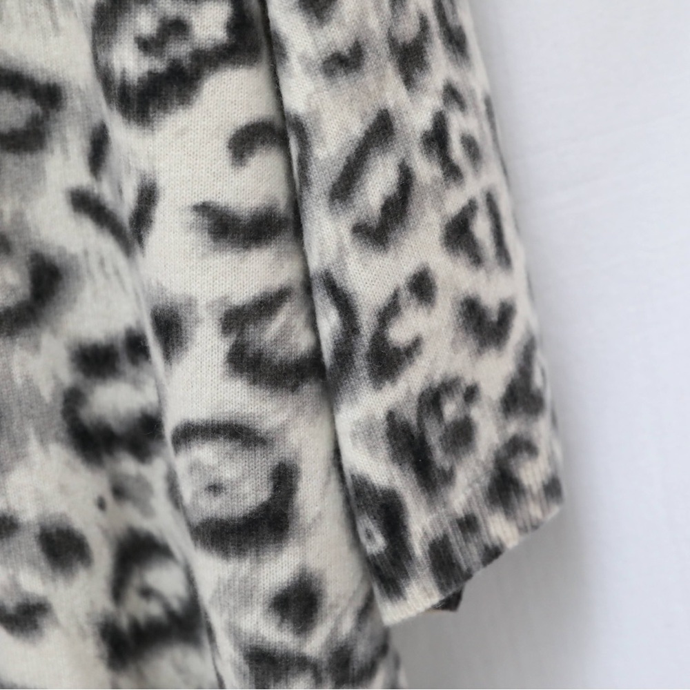 NWT Talbots Cashmere Audrey Sweater Elegant Leopard Animal print 3X plus size - Picture 10 of 10